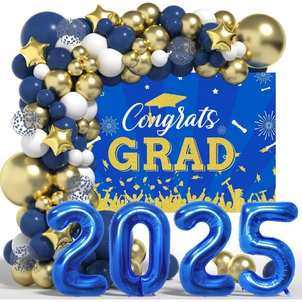 2025 Graduation Decorations Set, Congrats Grad Banner Class of 2025