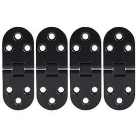 Bisagra De La Puerta, 4Pcs Aleación de zinc Bisagra de puerta negra Bisagra de mesa Bisagra abatible para accesorios de gabinete Kit de pasadores de bisagra de puerta