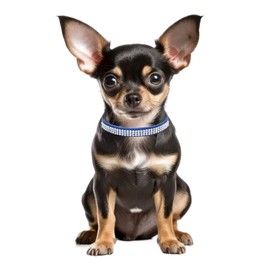 Blue Crystal Dog Collar for Medium Dogs, Fancy Bling Diamond Rhinestone Dog Collar Glitter Crystal Jeweled Girl Puppy Collars for XXS Xs Small Medium Breed Female Pet Dogs, M