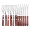 Tramontina Australia Cutlery Steak Set (Red - 12 PCS), Red,