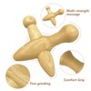 One Piece Comfortable Trigger Point Massager Tool Durable Massage Wooden