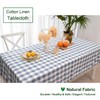 Midsummer Breeze Buffalo Plaid Rectangular Tablecloth-Cotton Gingham Table Cloth for