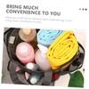 CHILDWEET Multi-pocket Beach Tote Bag for Travel Versatile Mesh Storage