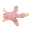 Goose Stuffed Animal Rose Pattern Soft Comfortable Cute Goose Plush
