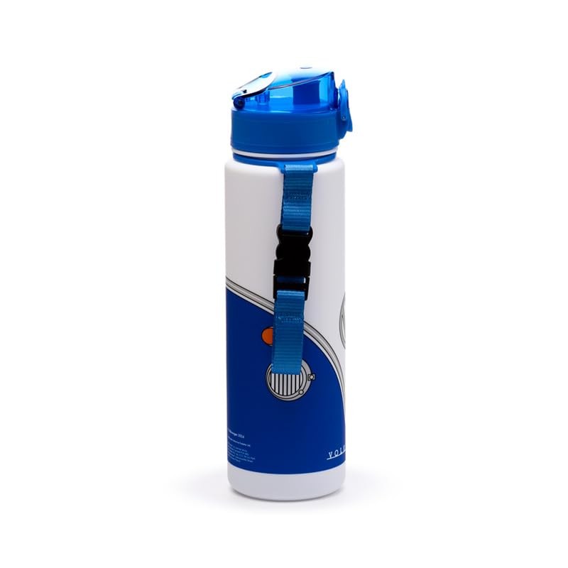 Volkswagen VW T1 Camper Bus Blue Pop Top 600ml Shatterproof