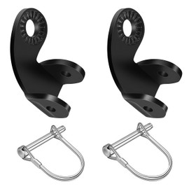 2 Pcs Steel Hitch for Burley Bike Trailer for Kids 12mm Compatible with Burley Bee Bike Trailer and Old Models Work with Disc Brake