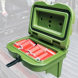 StarknightMT UTV Bed Box 6 GAL Waterproof Cargo Storage Compatible with Polaris General 1000 2016-2023 Ranger 1000 900 570 500 XP Ranger 1000 Accessories Parts SXS Tool Box