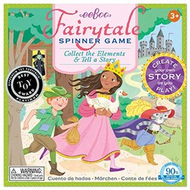 eeBoo: Fairytale Spinner, Collect The Elements & Tell a Story, Create Your Own Story as You Play, for 2 to 4 Players, for Ages 5 and up