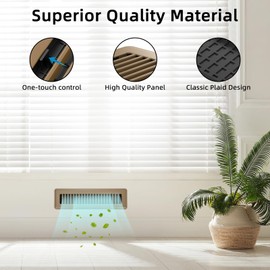 Floor Register 2x12, 4 Pack Floor Vent Covers for Home Floor Heavy Duty Steel Walkable Floor Vents Air Vent Covers for Sidewall and Floor