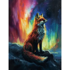 Zariocy Paint by Numbers Kits for Adults -Animals DIY Oil Paintings Canvas Acrylic Paint Set - Fox Paint by Numbers Kit for Beginners and Ideal for Home Decor 16x20 inch-27