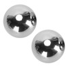 1 Pair Baoding Balls 3.5cm Diameter Stainless Steel Hand Balls