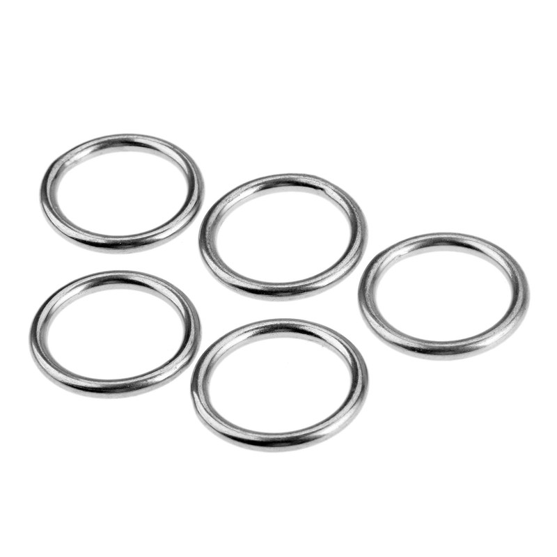 5個入り ステンレス鋼 Oリング 溶接 ステンレススチール製 Oリングセット 船用 ハンギングリング ボート用 内径40mm