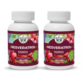 Pasiguaro Resveratrol 100 Tabletas De 600 Mg duo Rinde 100 Días Sin Sabor Pasiguaro