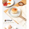 MICHELANGELO Small Frying Pan Nonstick - 6 Inch Single Egg