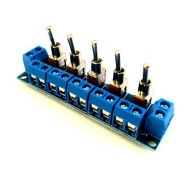 RKswitch1 V2 Toggle Switch Module for Model Railway Ideal for lighting, accessories - Smooth Toggles Constructed