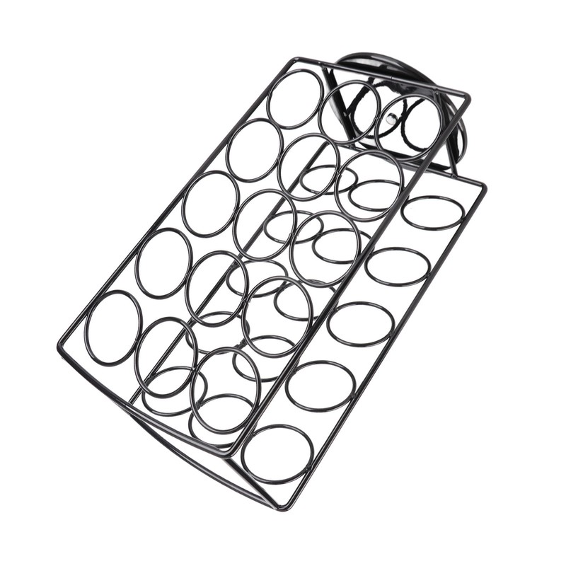 Coffee Pods Holder Pre Assembled Stainless Steel 360 Degree Rotating
