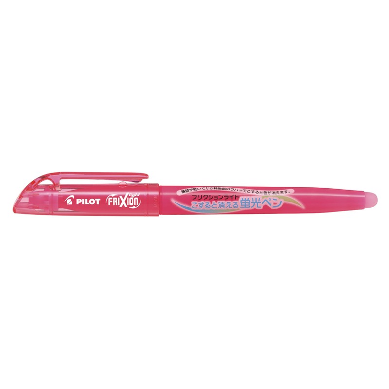 Pilot PSFL50SL5P Erasable Highlighter, Frixion Light, Pink, 5 Count