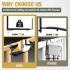 XZWMY 4-Pack Window Box Brackets,Adjustable Planter Box Brackets, Heavy Duty