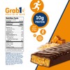 Grab1 Sugar Free Protein Bars, Caramel Crunch (3 Pack- 12