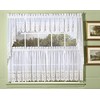 Today's Curtains Diana Macrame Lace Tailored Tier Pair, White 70W