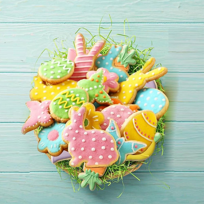 Easter Cookie Cutter Set, 6 Pieces Stainless Steel Cookie Cutter