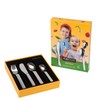 Puresigns One Mini Children's Cutlery Set Stainless Steel Matt Silver