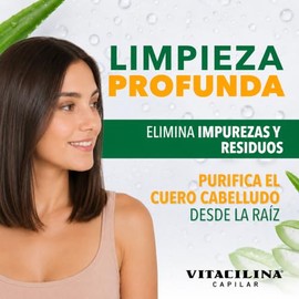 Vitacilina Capilar Shampoo Purificante │ Retinol + Sábila + Romero │ 400 ml