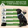 Eco Chic Recycled Comfort Pet Harness Adjustable No-Pull Reflective Padded