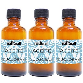 Paquete de 3 Aceites de Jojoba Natturall (60 ml c/u) – Oro Líquido Mexicano para el Cuidado Integral de Piel y Cabello – Textura Ligera y Nutrición Natural