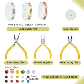 WEBEEDY Wire Wrapped Ring Making Kit 40 Pcs Heart Wire Ring Making with Crystal Beads,Wire,Jewelry Plier Tools,Ring Wire DIY Jewelry Making Kit for Adults Beginner Wedding Valentine's Day Gift,18 Sets