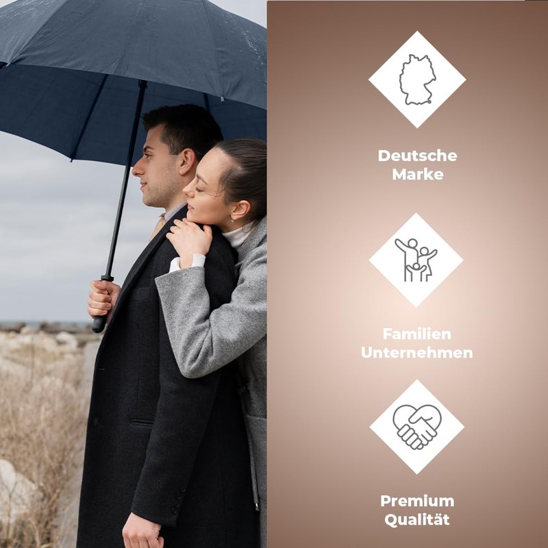 Langenberg Storm Proof LORD Umbrella - [Extra Span Width] Large