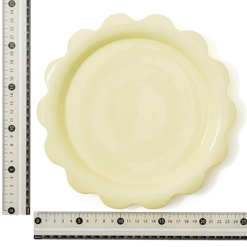 Francfranc Franfranc Rough Plate Large Yellow Flatware Plate New Life