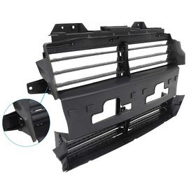 CCIYU Active Grille Radiator Shutter Assembly Compatible for Ford Explorer 13-19 for Ford Police Interceptor Utility Black