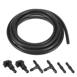 MACHSWON Front Windshield Washer Nozzles Kit 2Meters Windshield Washer Hose with Connectors Replaces 3W7Z17603AA Fit for Ford F150 2005-2013