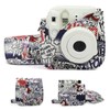 Instant Camera Case Comic Style PU Leather Protective Storage Bag