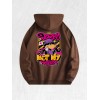 Daffy Duck Graffiti Graphic Hoodie 100% Cotton US Warehouse 7