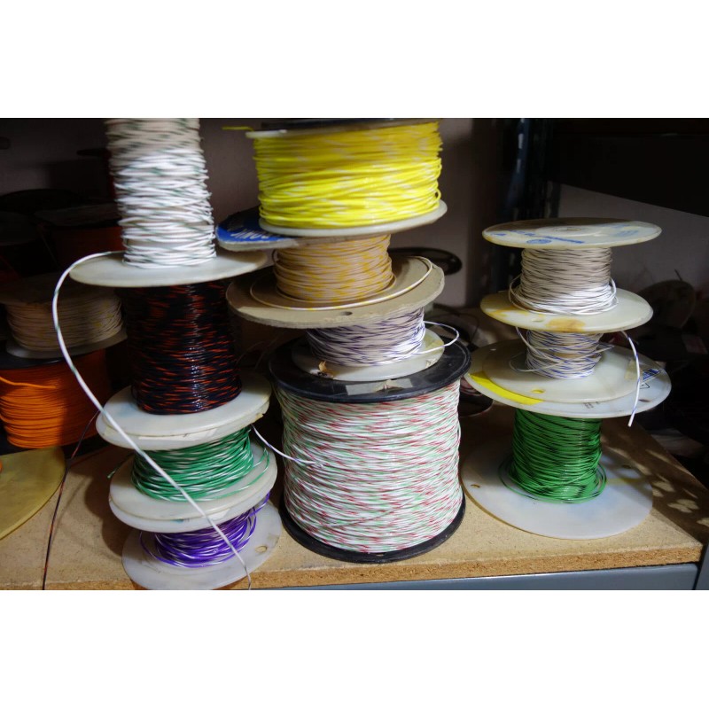 Thermax 100 Feet 20 Awg Stranded striped 600V Silver Plate