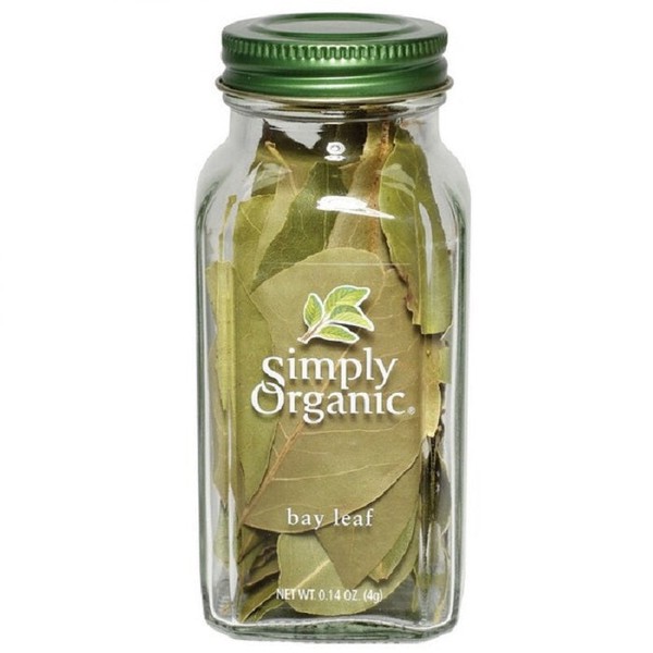 Simply Organic Bay Leaf Large Glass 4g