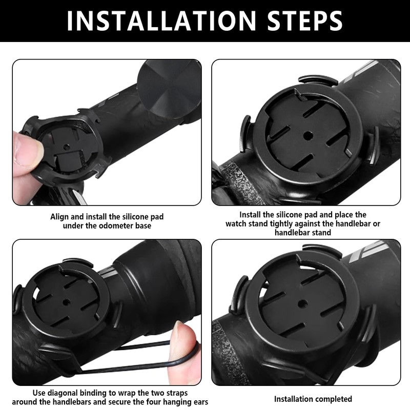 Anrbb Pack of 2 Bicycle Mount for GPS Bicycle Computer,
