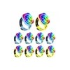 Pulseras LED Audiorítmicas Trixter de 10 Pz Para Eventos y