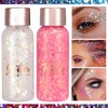 Face & Body Glitter Gel, Sequins Chunky Glitter Liquid Gel,