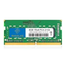 RASALAS 8GB DDR4 2133MHZ PC4-17000 Non-ECC Unbuffered 1.2V CL15 1Rx8 PC4-2133P Laptop RAM Upgrade