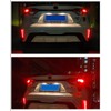 PGTOPONE Red LED Rear Bumper Reflectors Fog Brake Tail Light