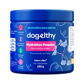 Dogelthy Hydration Powder Electrolitos para Perro en Polvo Sabor Res