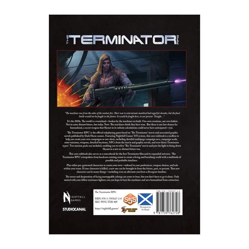 Word Forge Games The Terminator RPG Core Rulebook