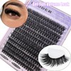 DAODER 200D Volume Cluster Eyelash Extensions, D Curl, Soft &