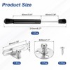sourcing map Lid Support Hinges, 8 Inch 80N Gas Struts