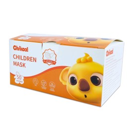 Disposible 3-Ply Face Masks for Kids with Wider Paper Earloop All Black Color (50 pcs)