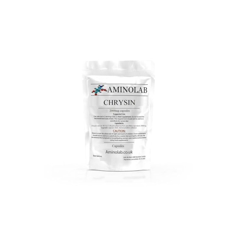 Aminolab - High Strength Chrysin 2000mg 30 Capsules
