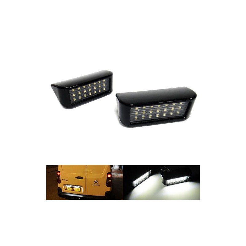 2x LED License Number Plate Light White Canbus For 2008+